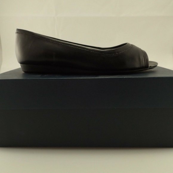 NIB COLE HAAN W02084 ELSIE OT BALLET II Black Flat - Picture 1 of 7